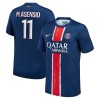 Camiseta de fútbol Paris Saint-Germain Marco Asensio 11 Primera Equipación 2024-25 - Hombre